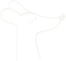 A cute little hand-drawn mouse